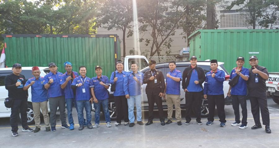 Polsek Tigaraksa Amankan Keberangkatan Massa SPSI Citra ke DPR RI Jakarta