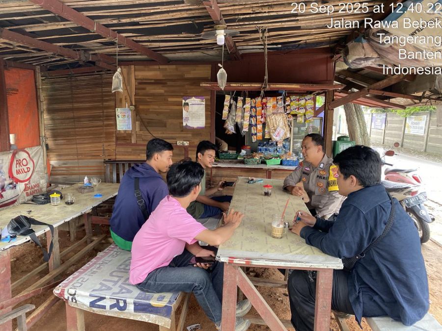 Program Warung Bhabinkamtibmas Jadi Sarana Dialog Polisi dan Masyarakat di Cikupa