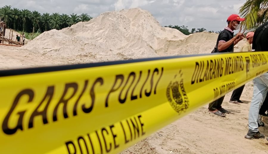 Proses Cepat, Polres Kampar dan TNI Resmi Segel Dua Tambang Ilegal di Kualu