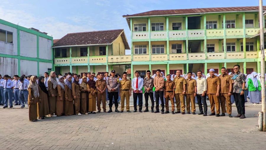 Saba Sekolah di Balaraja, IPDA Sunari Tekankan Pentingnya Lingkungan Belajar yang Kondusif