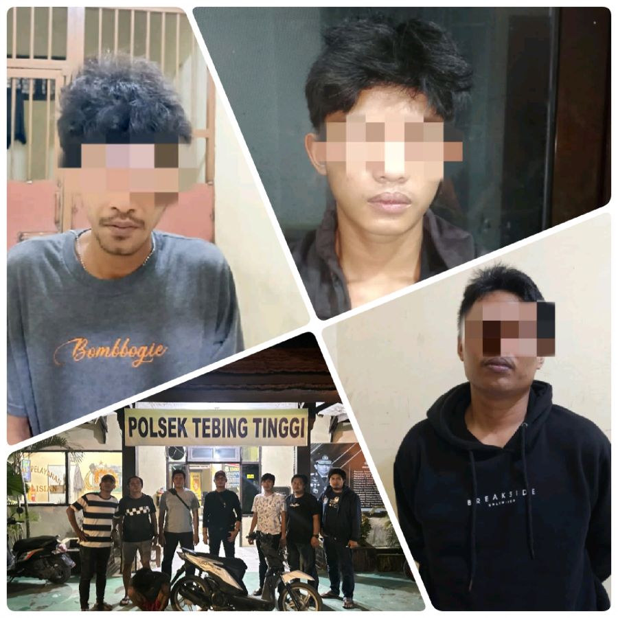 Satreskrim Polres Tanjab Barat Ringkus Tiga Pelaku Curanmor, Satu Penadah Masuk DPO