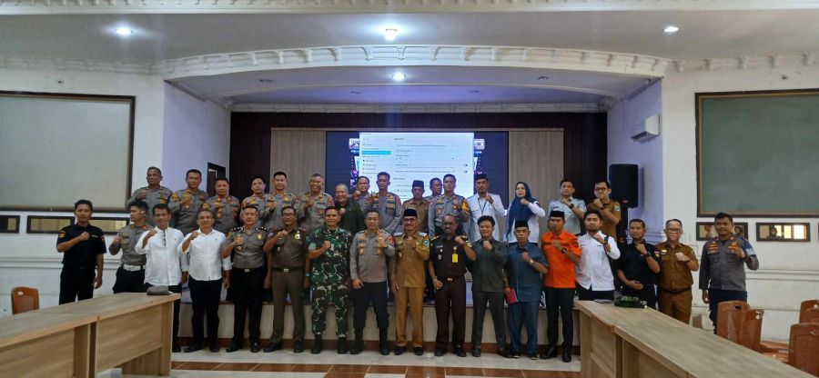 Senkom Batang Hari Perkuat Koordinasi Pengamanan Idulfitri di Rakor Lintas Sektoral