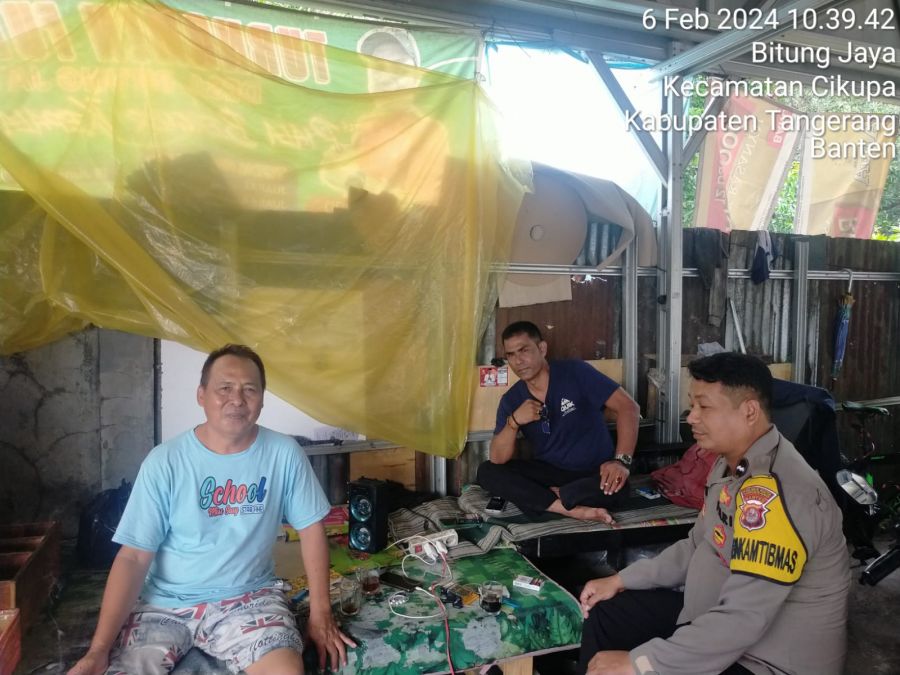 Silaturahmi Kamtibmas, Sambang oleh Aipda Tri Iskandar di Desa Bitung Jaya