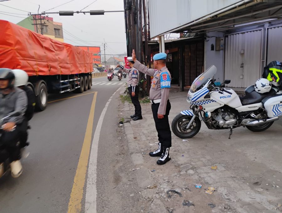 Sipropam Laksanakan Pengecekan Personel Sprint Strong Point di Wilayah Hukum Polresta Tangerang