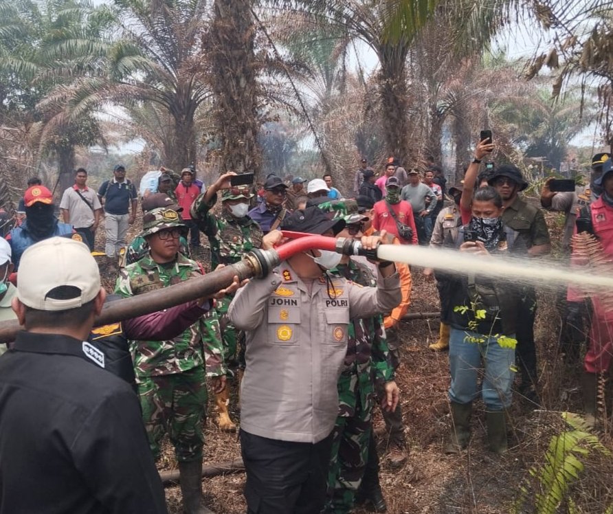 Terungkap, Pria di Pelalawan Bakar 500 Hektare Lahan Untuk Perkebunan