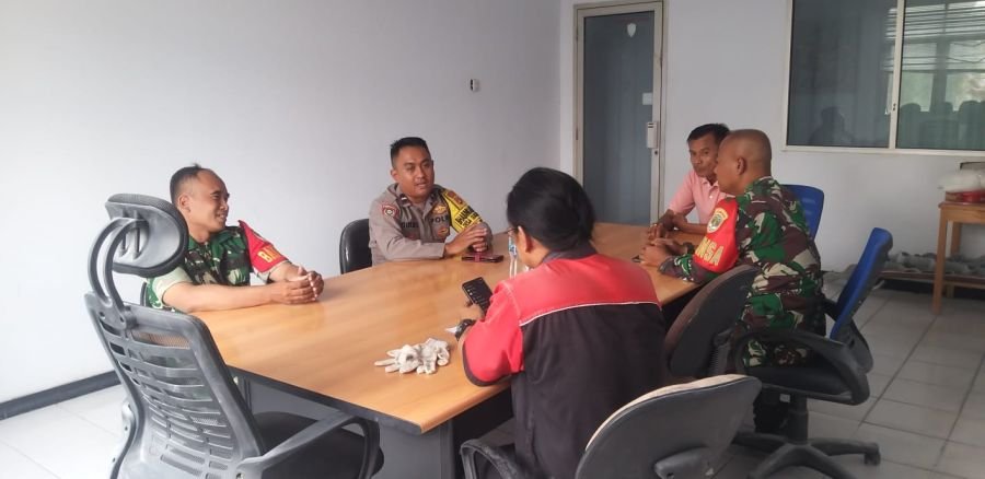 TNI-Polri Bersinergi, Sambangi PT SBM Antisipasi Aksi Mahasiswa