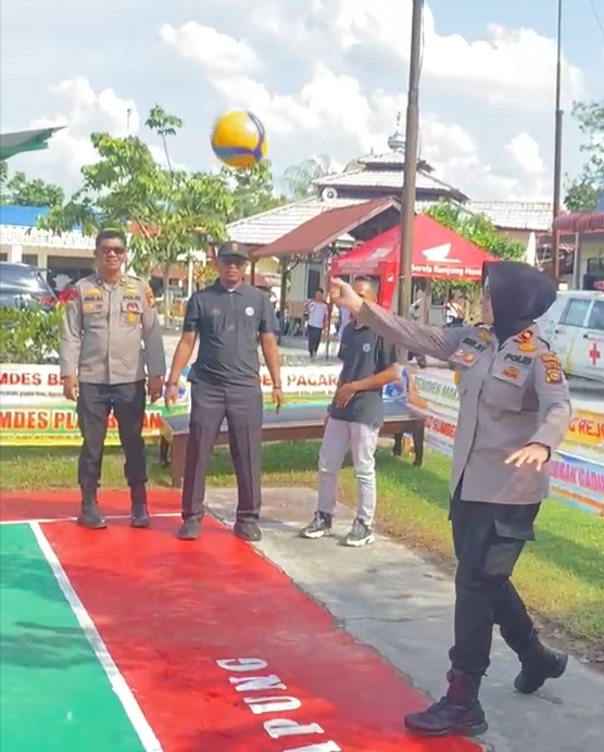 Turnamen Volly Ball Piala Kapolsek Tapung Cup I Antar Pelajar SMU, Resmi Digelar
