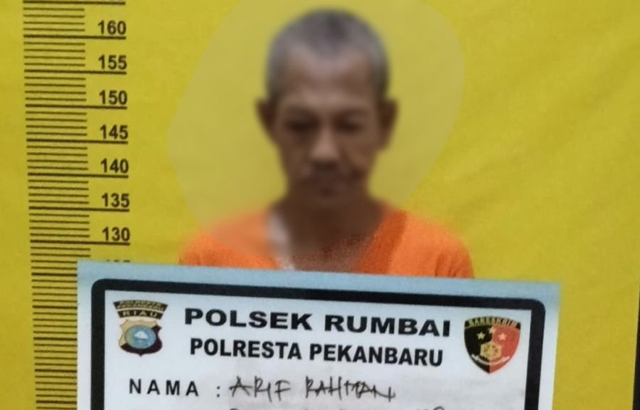 Usai Maling Aki Mobil Arif Warga Rumbai Langsung Ditangkap Polisi