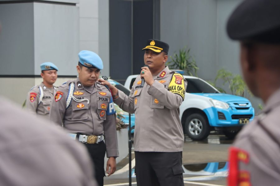 Wakapolresta Tangerang Pimpin Apel Pagi, Tekankan Pengamanan Humanis Pada Aksi Unras