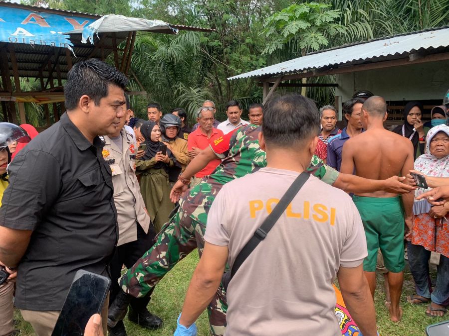 Warga Temukan Mayat MR X di Jalan Garuda Sakti Pekanbaru