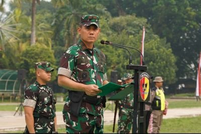 Danrem 032/Wbr : Karya Bakti Skala Besar Sarana Memperkuat Kemanunggalan TNI dan RakyatÂ