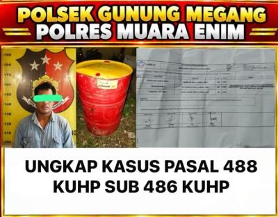 diduga-gelapkan-drum-oli-pt-rmk-dan-dijual-pria-ini-berhasil-diamankan-polsek-gunung-megang