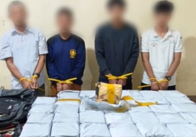 Polda Riau Buru Pemasok 34,96 Kg Sabu Dari Malaysia
